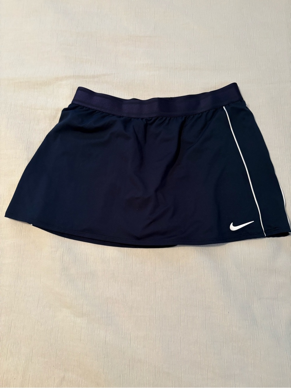 Nike Navy Dri-FIT Tennis Skort with White Logo